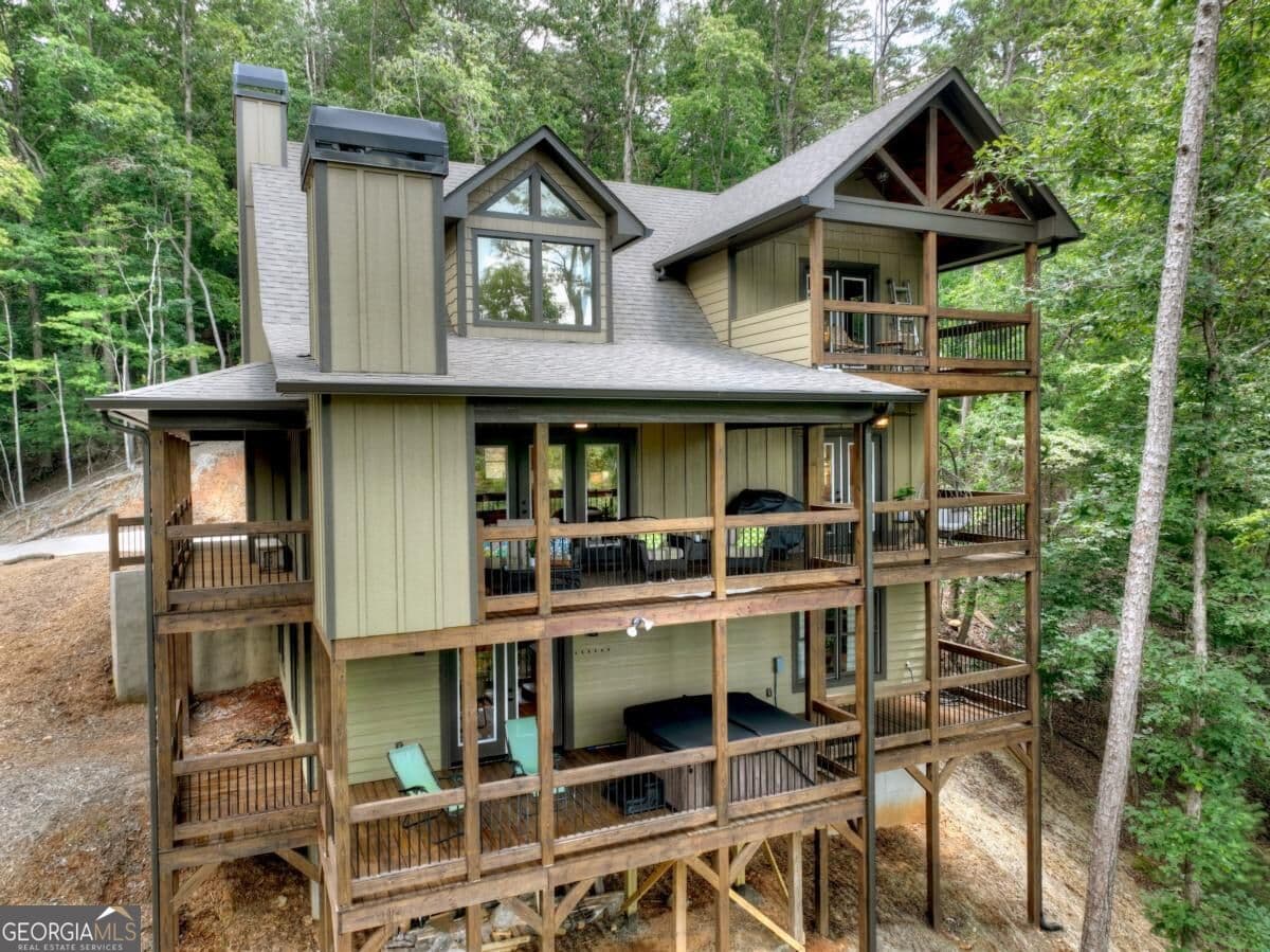 3 bedroom, 3.5 bathroom, 2,604 sq ft cabin,single family residence for sale at 80 Parker Court, Ellijay, GA 30540 — photo 3