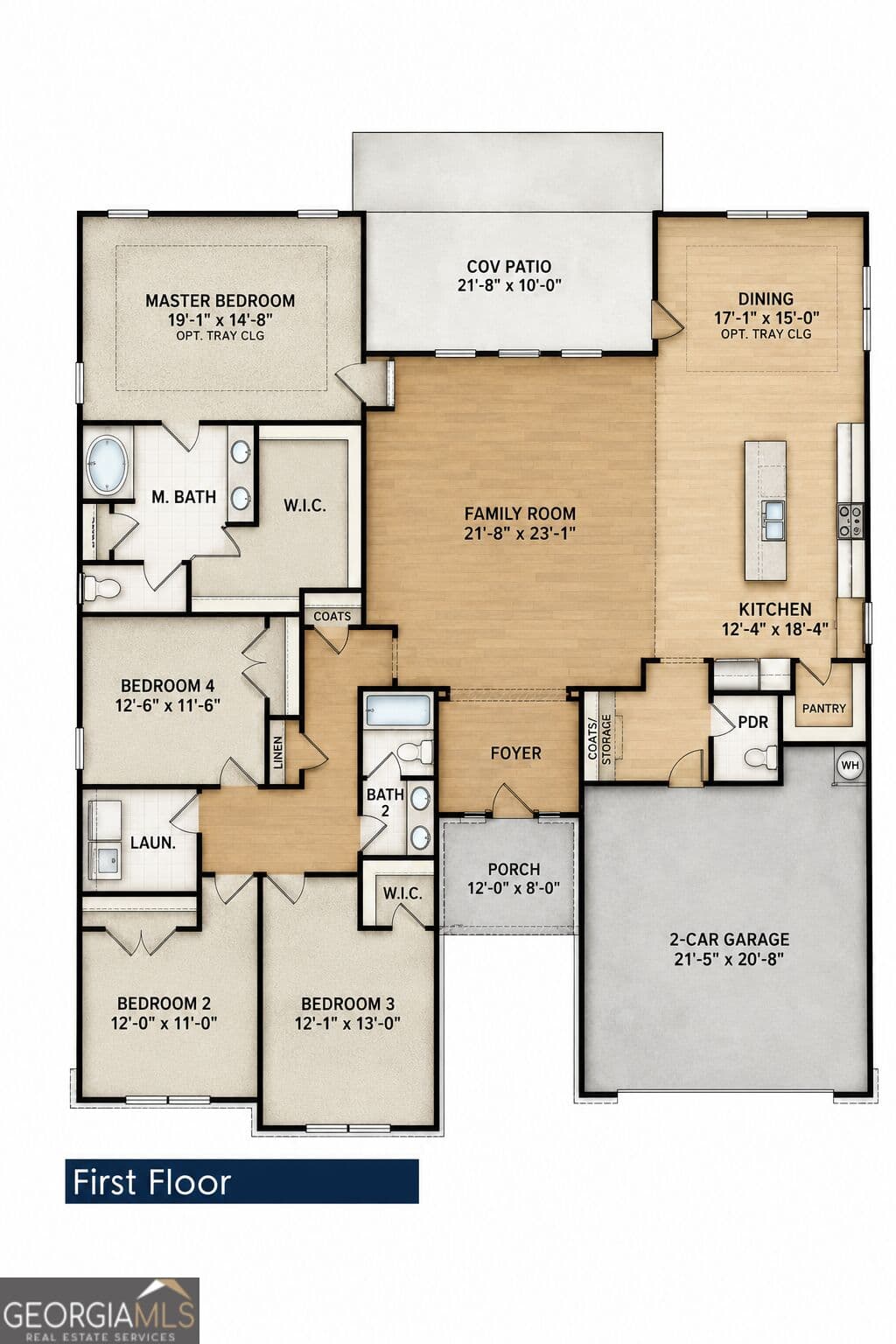4 bedroom, 2.5 bathroom, 2,700 sq ft single family residence for sale at 229 Great Waters Lane, Macon, GA 31220 — photo 3