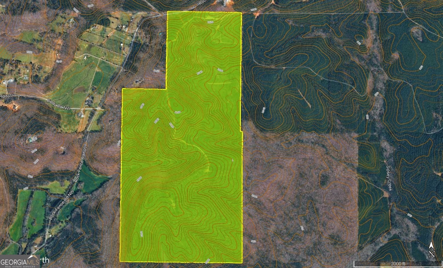 unimproved land for sale at 0 Rock Fence Road 8107, Adairsville, GA 30103 — photo 3
