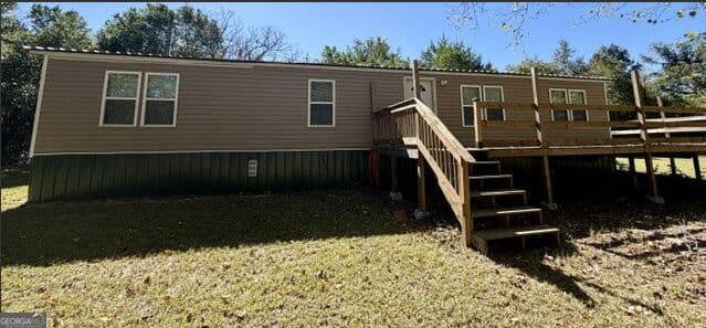 3 bedroom, 2 bathroom, 1,344 sq ft manufactured home,single family residence for sale at 1145 Mount Gilead Road, Tennille, GA 31089