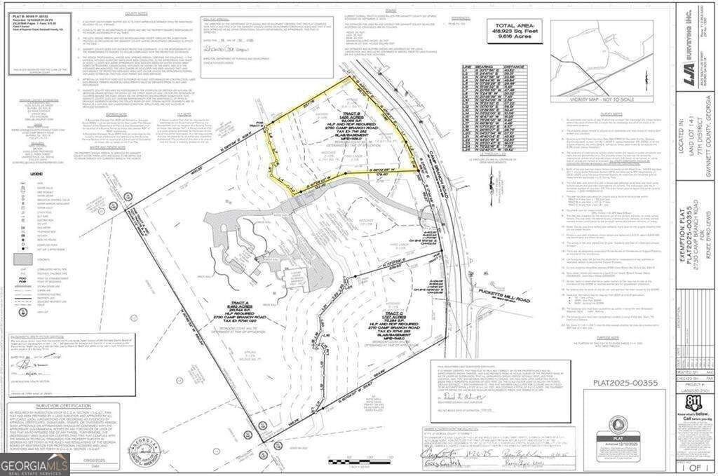 residential lot for sale at 2730-B Camp Branch Road, Buford, GA 30519 — photo 1 of 4