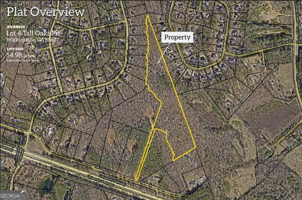 unimproved land for sale at 0 Tall Oaks Road LOT 4, Watkinsville, GA 30677 — photo 1 of 9