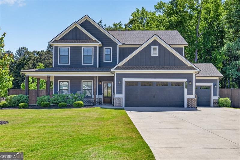 5 bedroom, 4 bathroom, 2,557 sq ft single family residence sold at 2212 Alcovy Station Lane, Monroe, GA 30655