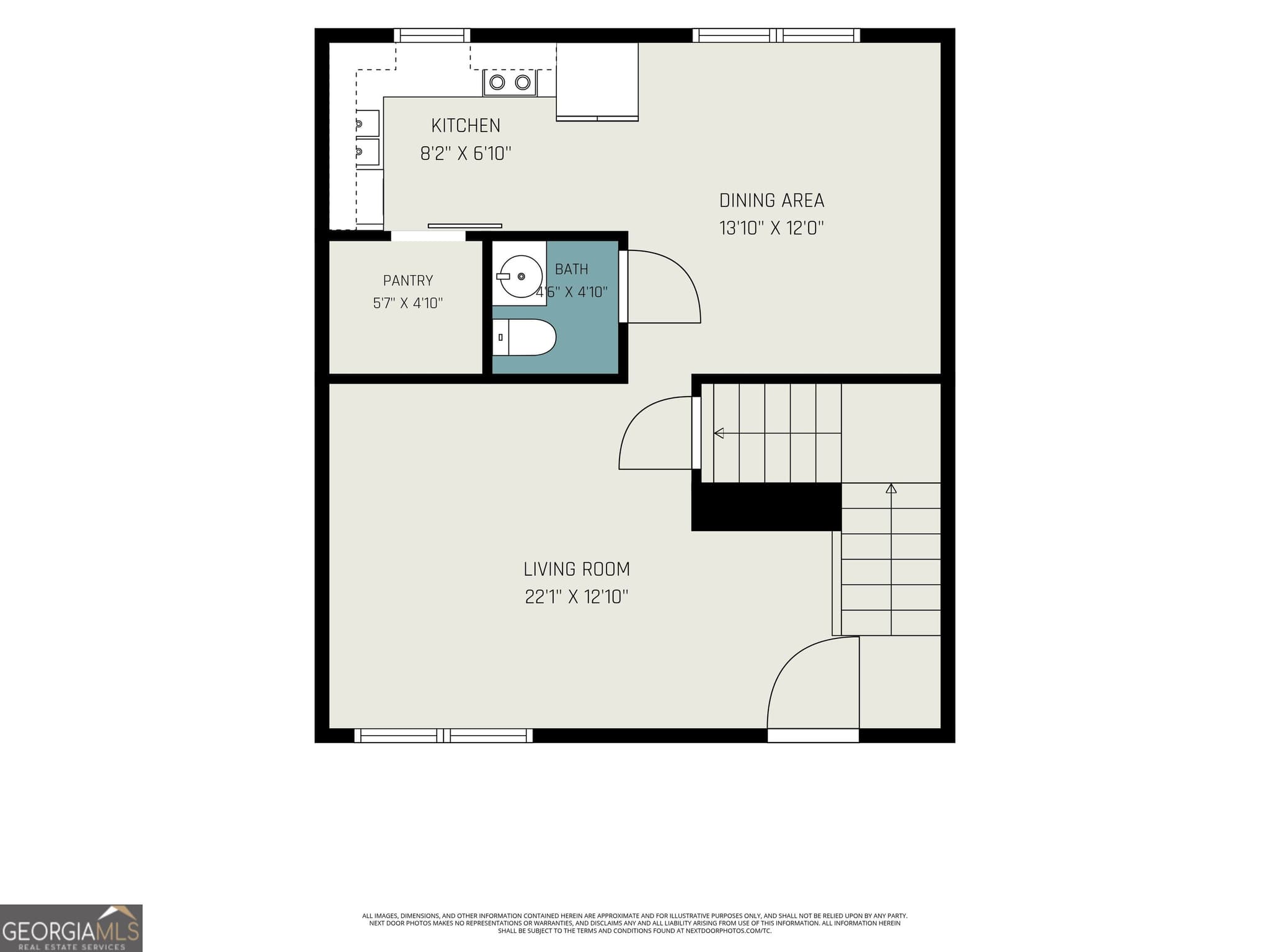 3 bedroom, 2.5 bathroom, 1,771 sq ft townhouse for sale at 4701 Flat Shoals Road 15D, Union City, GA 30291 — photo 2