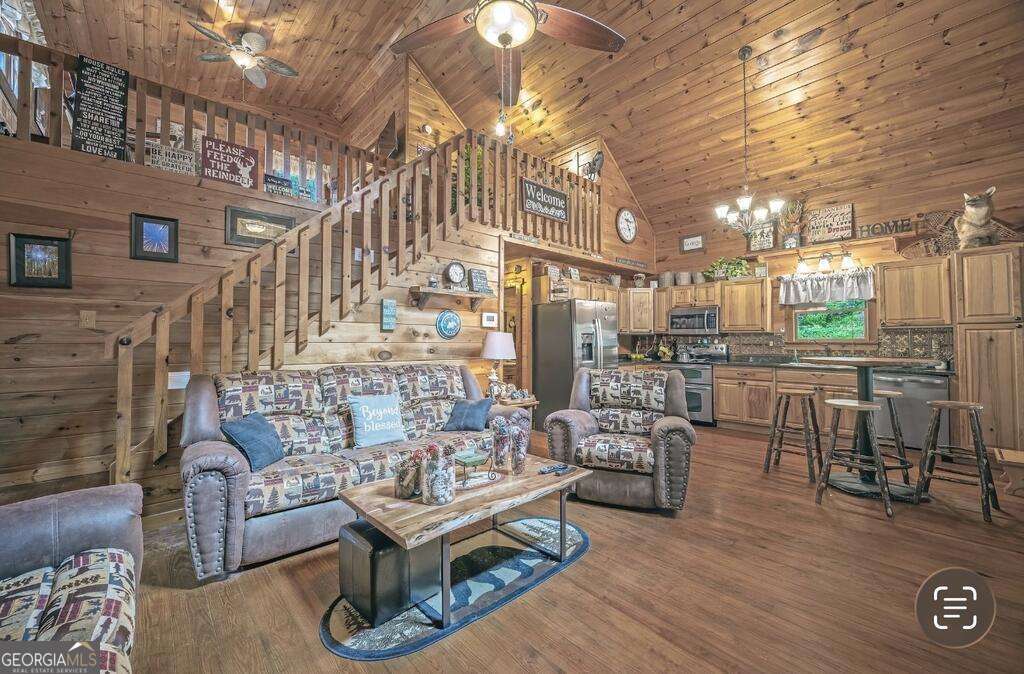 4 bedroom, 3 bathroom, 2,079 sq ft cabin,single family residence for sale at 367 Sunrise Valley Road, Blue Ridge, GA 30513 — photo 3