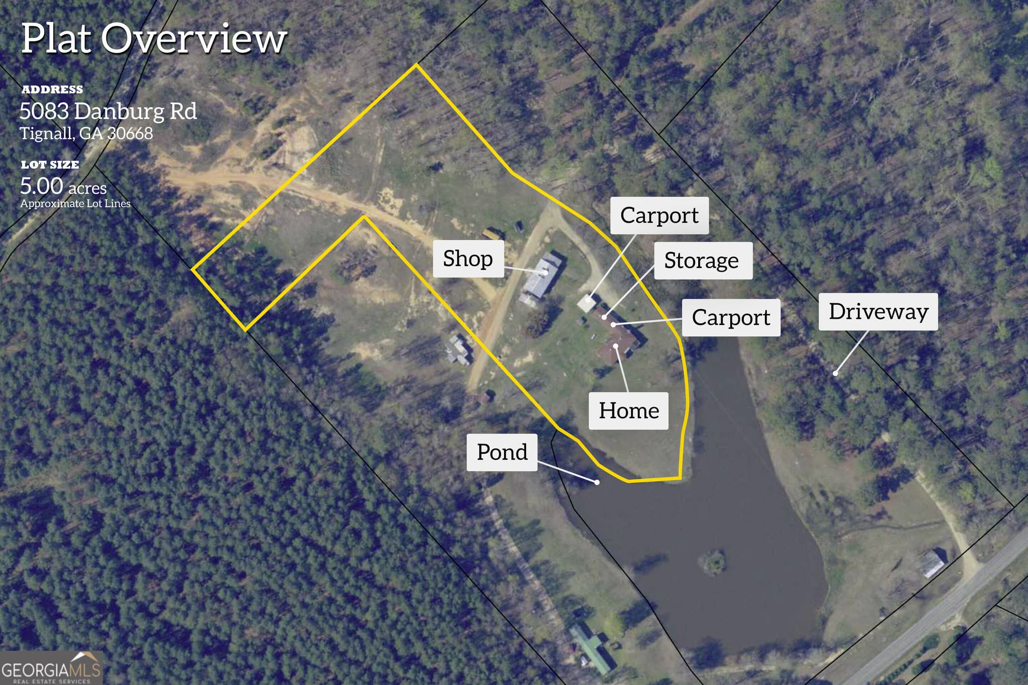 3 bedroom, 1 bathroom, 1,595 sq ft single family residence for sale at 5083 Danburg Road, Tignall, GA 30668 — photo 2