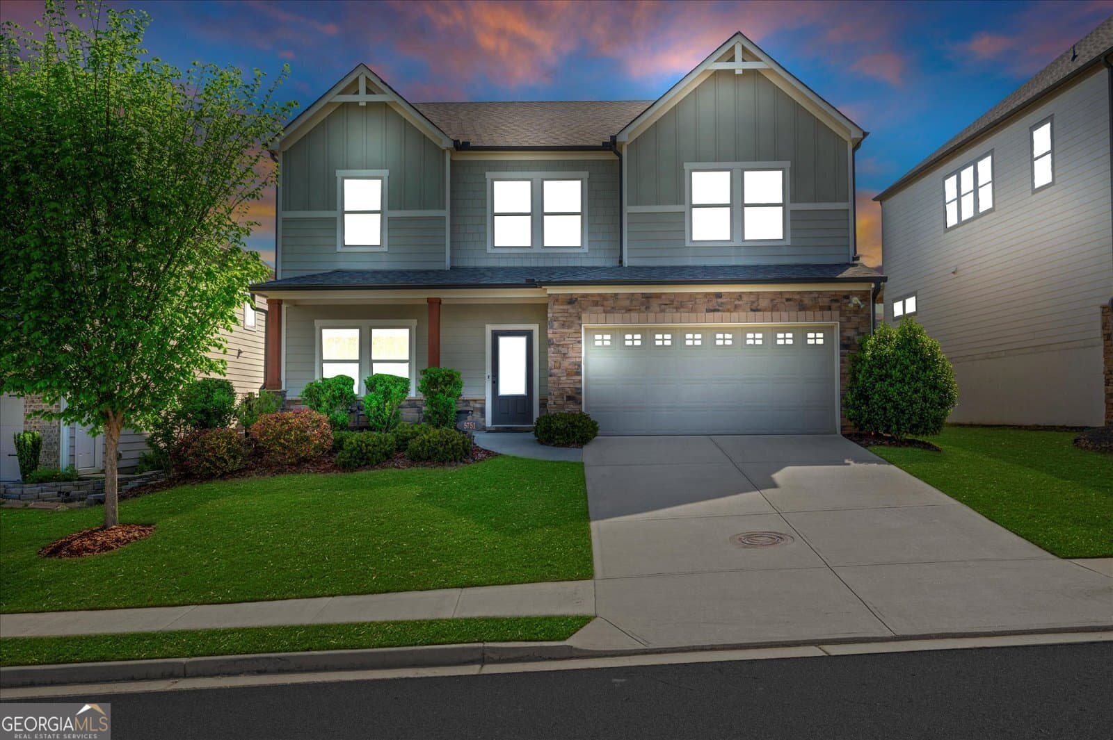4 bedroom, 2.5 bathroom, 2,456 sq ft single family residence sold at 5751 Green Arbor Way, Sugar Hill, GA 30518