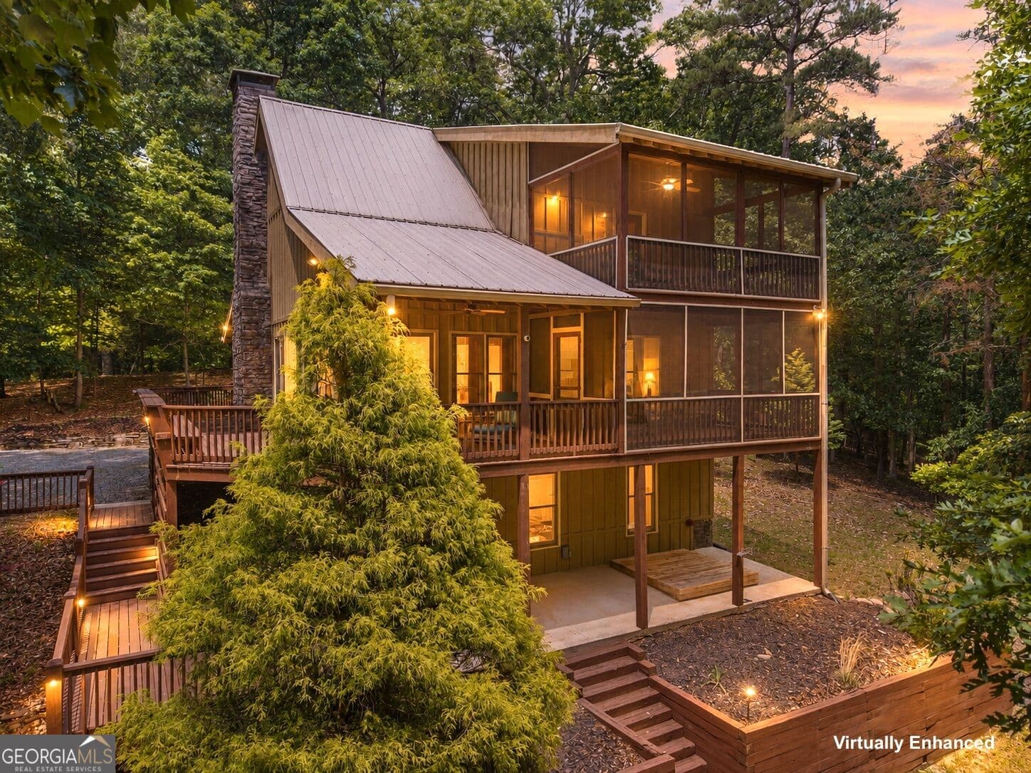 3 bedroom, 3 bathroom, 2,241 sq ft cabin,single family residence for sale at 85 Misty Hollow Ridge, Ellijay, GA 30536 — photo 2