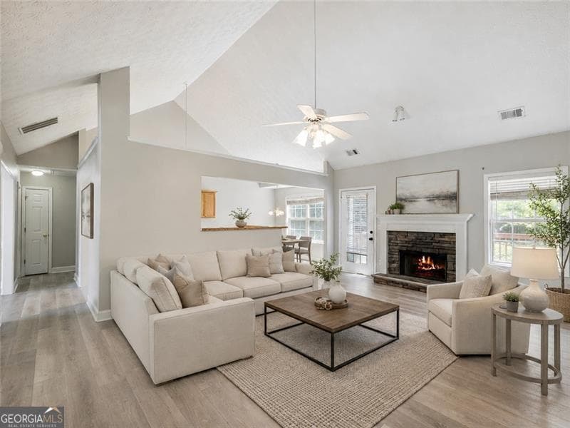 5 bedroom, 3 bathroom, 2,863 sq ft single family residence sold at 3865 Morgan Box Court, Buford, GA 30519