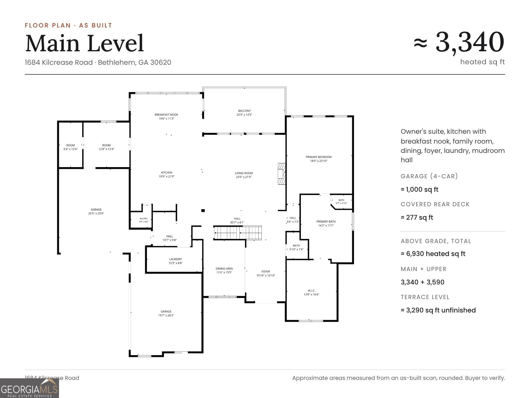 6 bedroom, 6.5 bathroom, 6,930 sq ft single family residence for sale at 1684 Kilcrease Road, Bethlehem, GA 30620 — photo 7