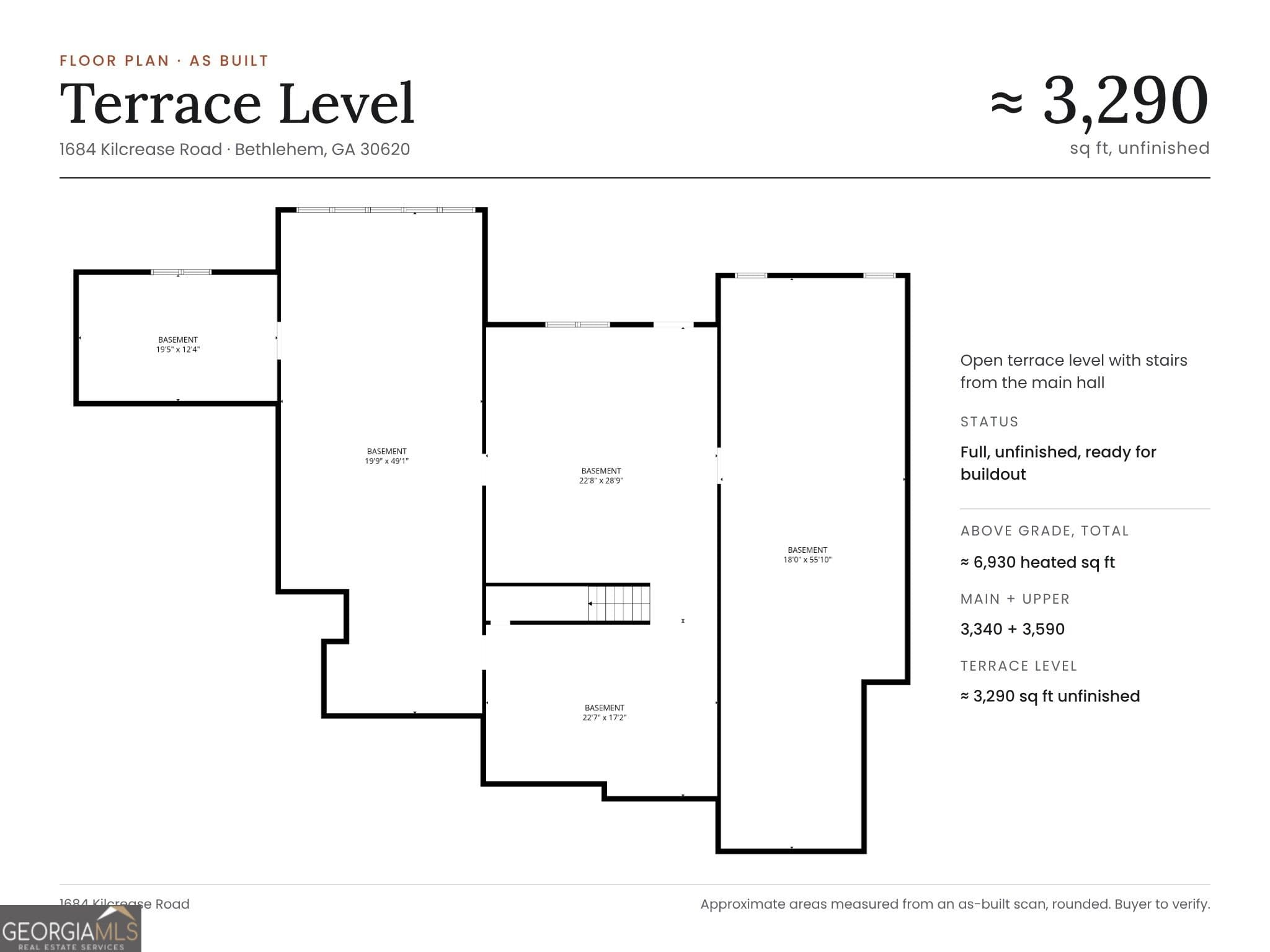 6 bedroom, 6.5 bathroom, 6,930 sq ft single family residence for sale at 1684 Kilcrease Road, Bethlehem, GA 30620 — photo 9