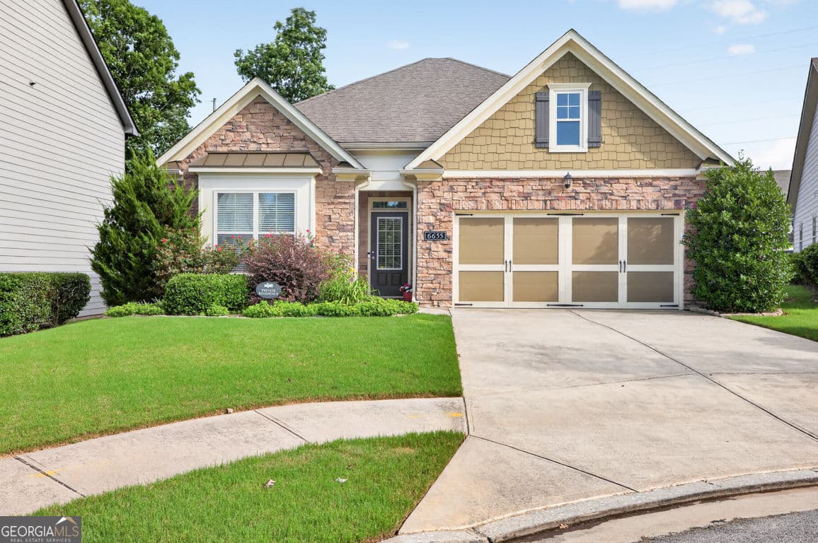 4 bedroom, 2 bathroom, 1,828 sq ft single family residence sold at 6655 Rivergreen Road, Flowery Branch, GA 30542