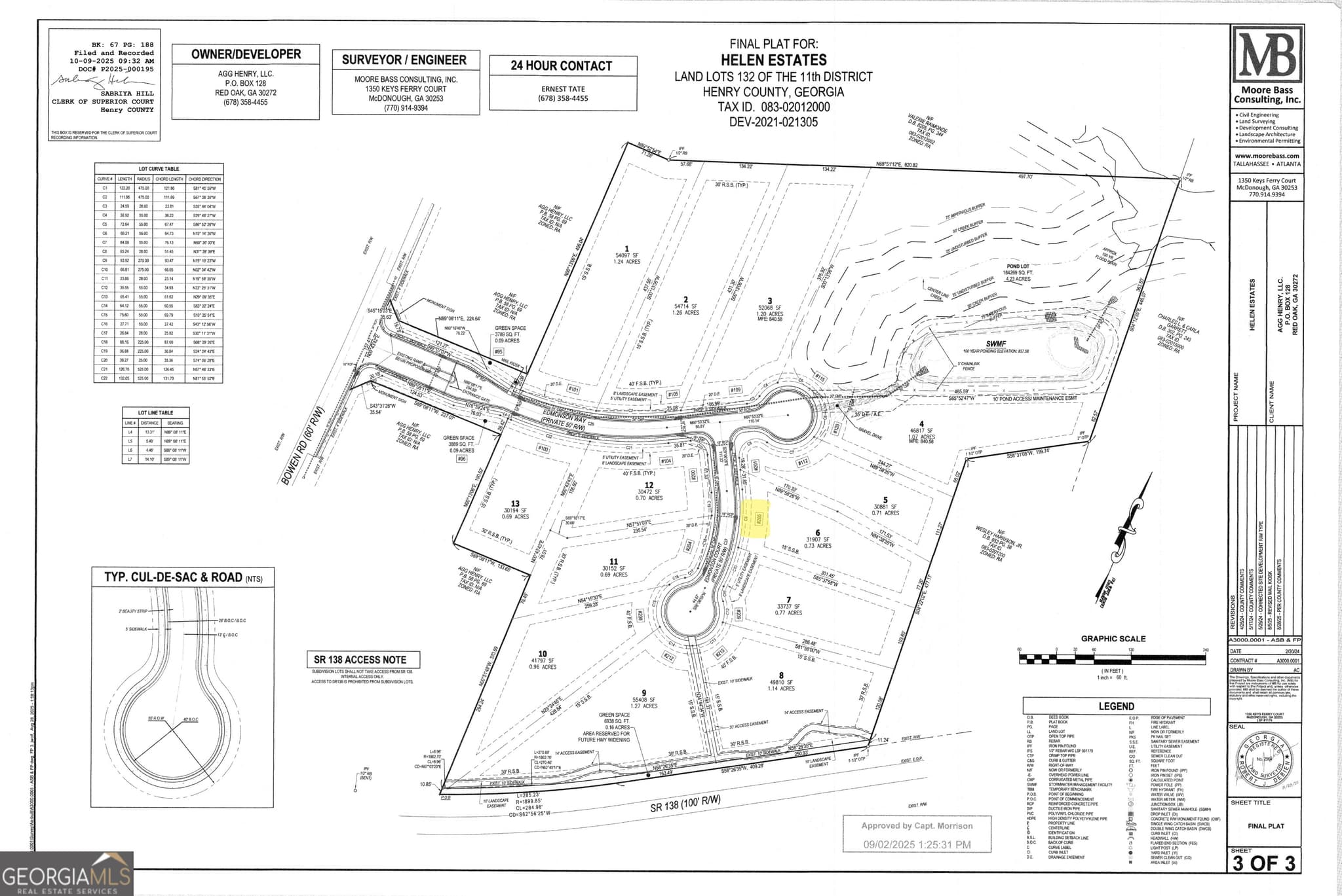 estate lot for sale at 205 EDMONSON Court, Stockbridge, GA 30281 — photo 9