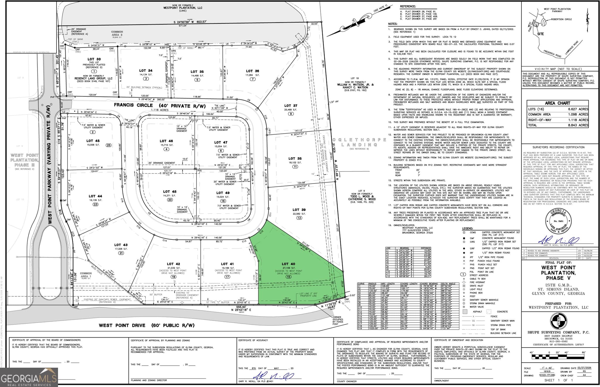 residential lot for sale at 15 Francis Circle, St. Simons, GA 31522 — photo 1 of 19