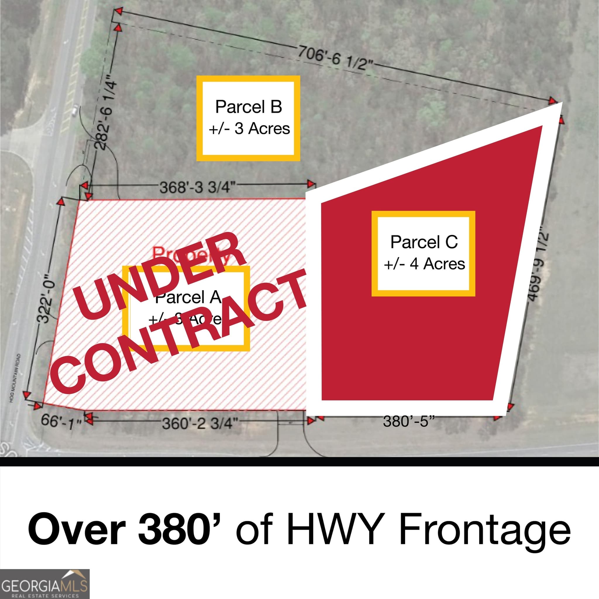 agriculture for sale at 4611 MONROE Hwy - Hwy 78 PARCEL C - 3 ACRES, Bogart, GA 30622 — photo 2