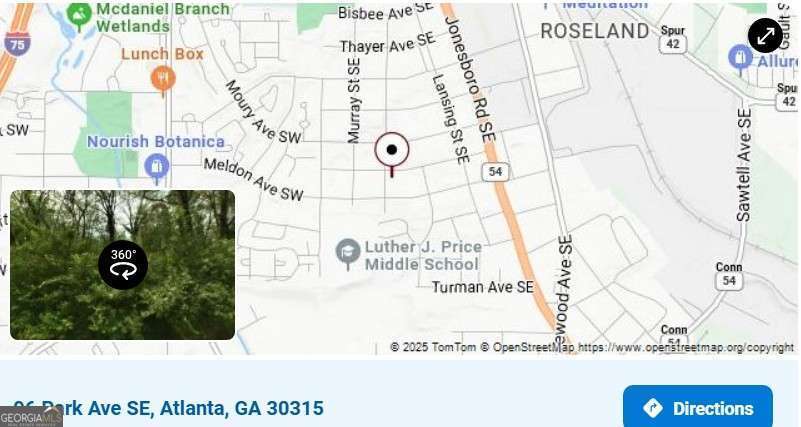 residential lot for sale at 96 Park Avenue, Atlanta, GA 30315 — photo 4
