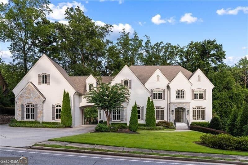 6 bedroom, 7.5 bathroom, 9,178 sq ft single family residence for rent at 4715 Lake Forrest Drive, Atlanta, GA 30342 for $28,500 a month — photo 1 of 81
