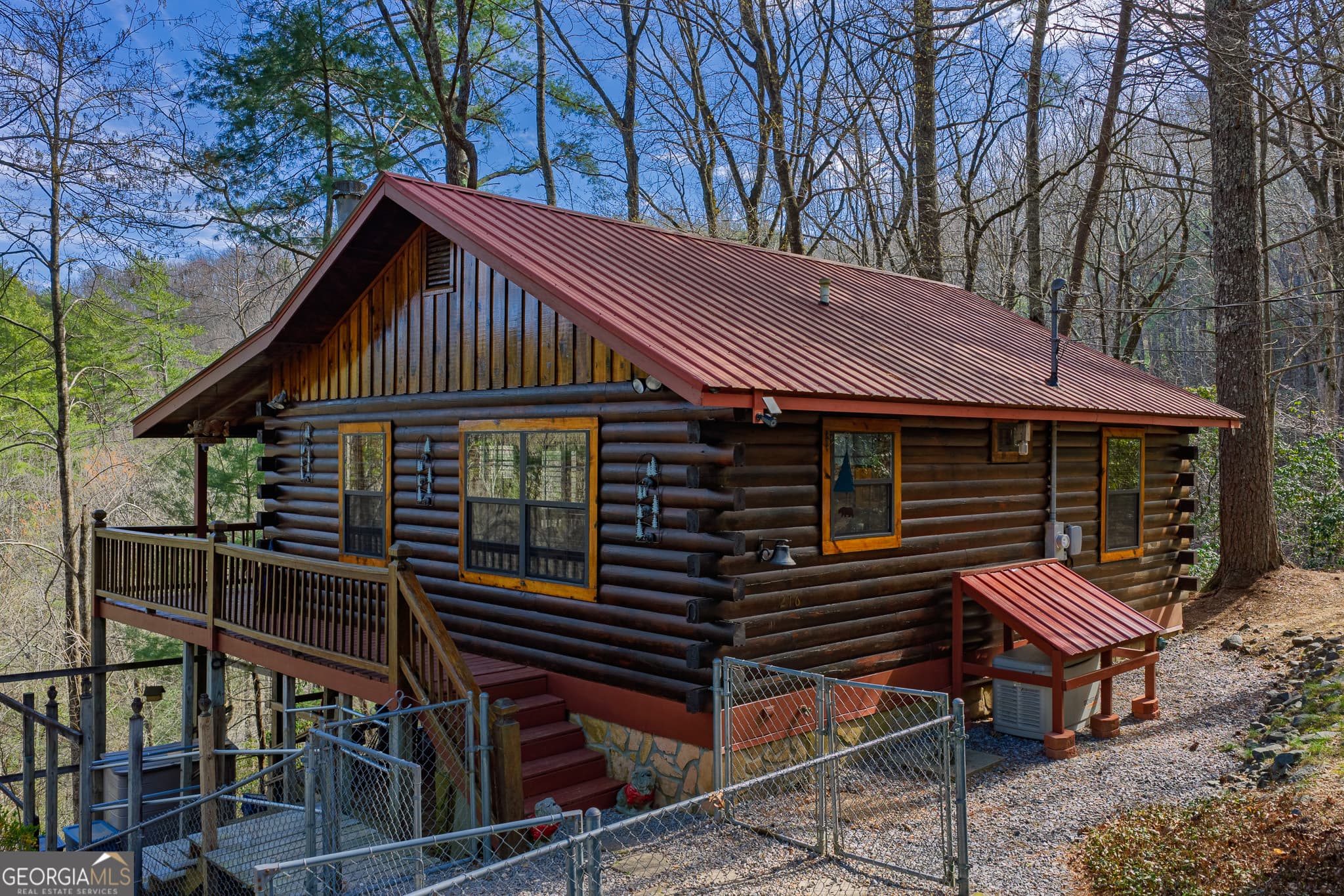 2 bedroom, 1 bathroom, 672 sq ft cabin,single family residence for sale at 216 Pig Trail, Cherry Log, GA 30522 — photo 1 of 15