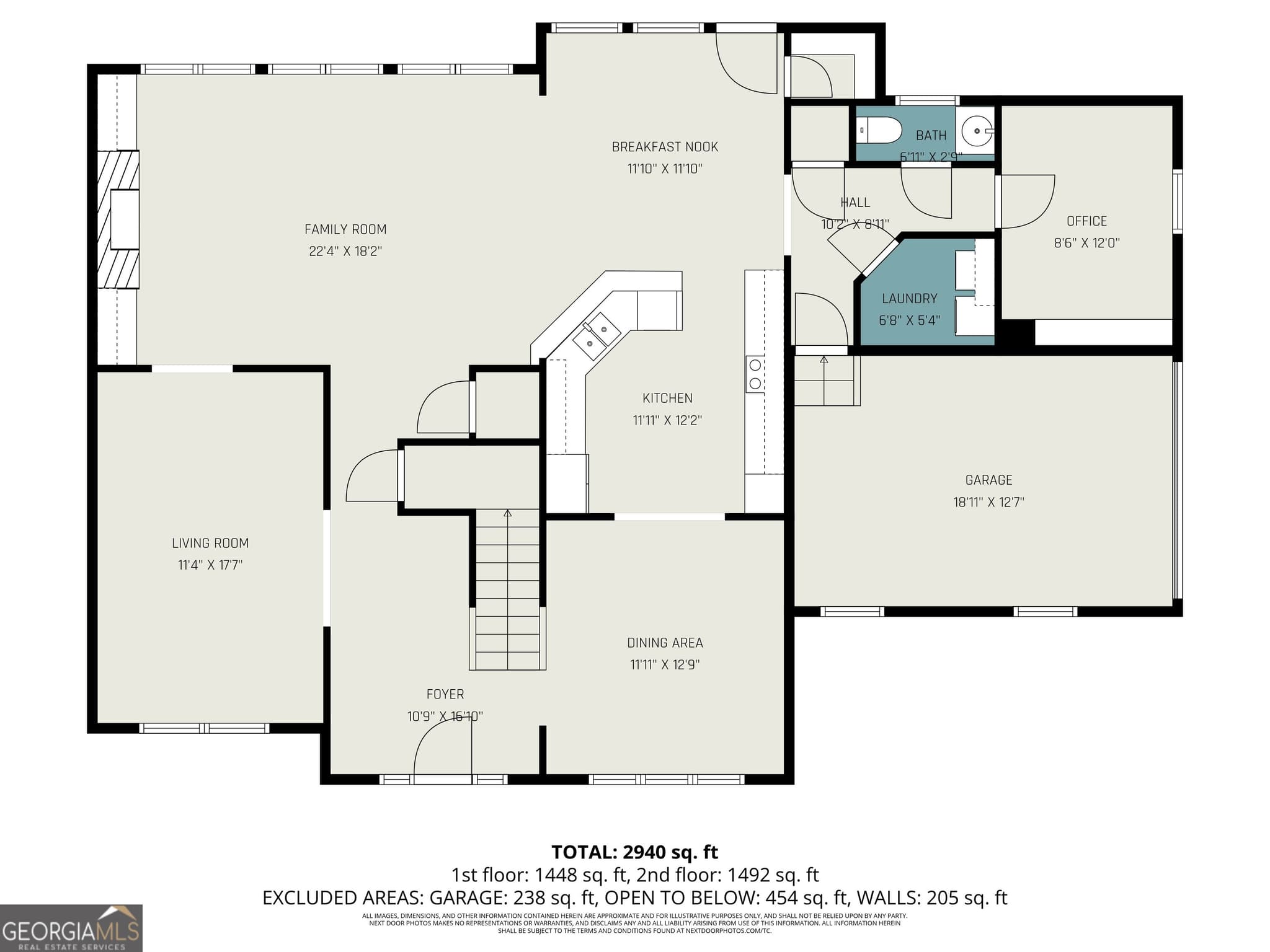 4 bedroom, 4.5 bathroom, 4,514 sq ft single family residence for sale at 4562 Willow Oak Trail, Powder Springs, GA 30127 — photo 3