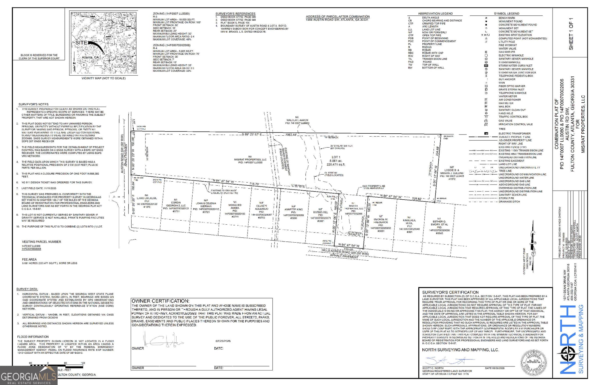 residential lot for sale at 1956 Austin Road, Atlanta, GA 30331 — photo 2
