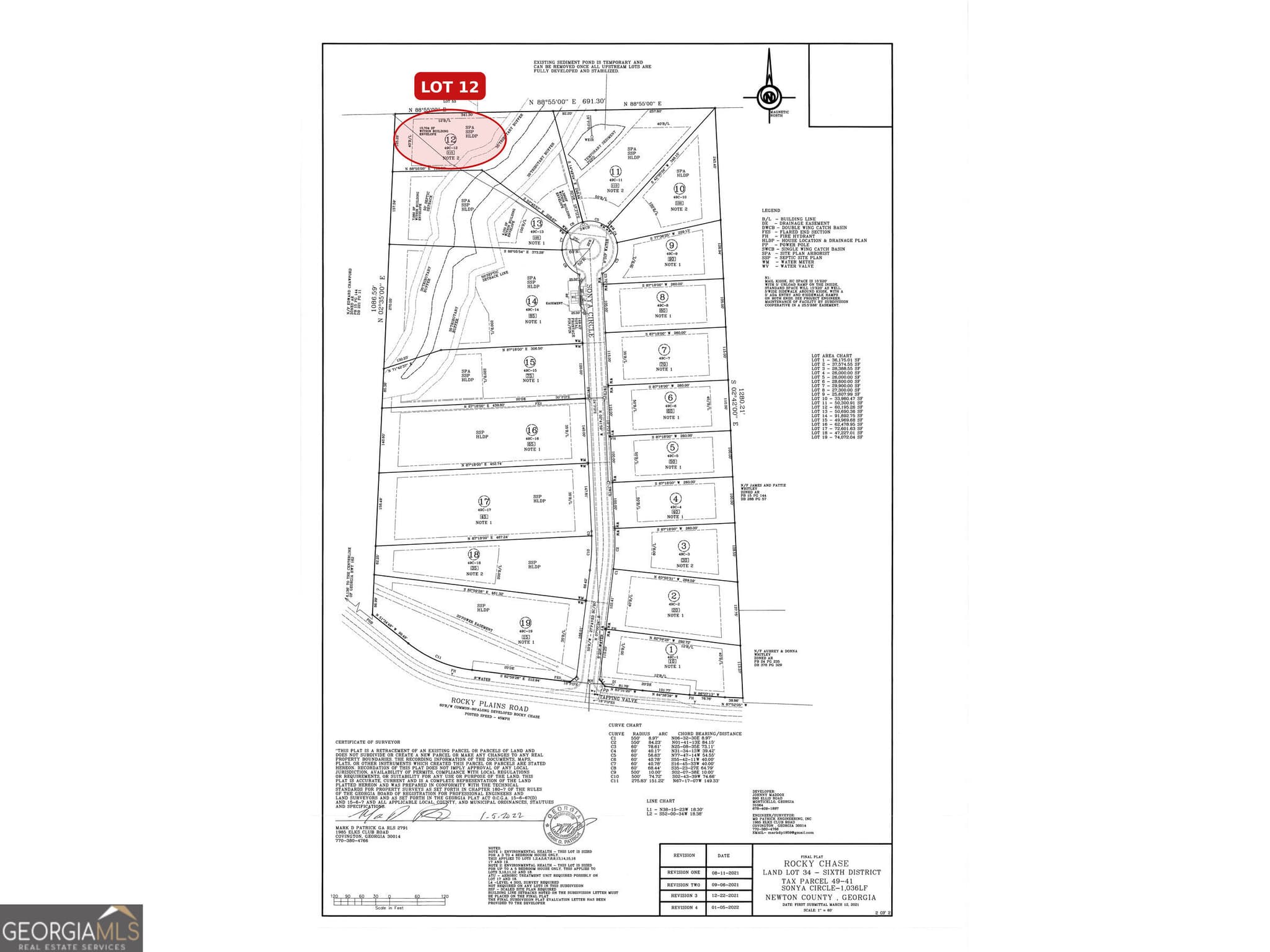 residential lot for sale at 115 Sonya Circle, Covington, GA 30016 — photo 3