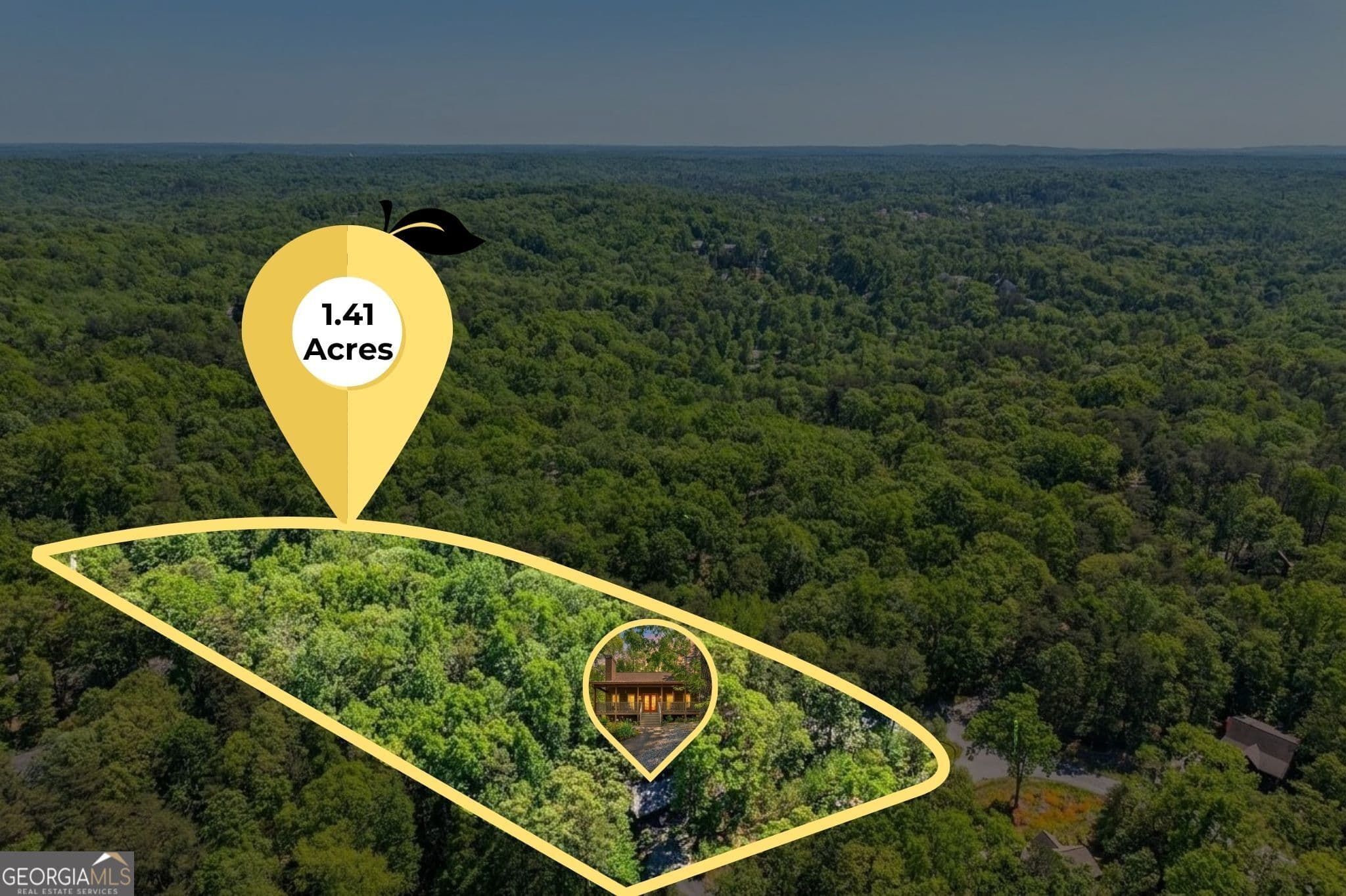 2 bedroom, 2 bathroom, 1,644 sq ft cabin,single family residence for sale at 40 Misty Hollow Drive, Dahlonega, GA 30533 — photo 2