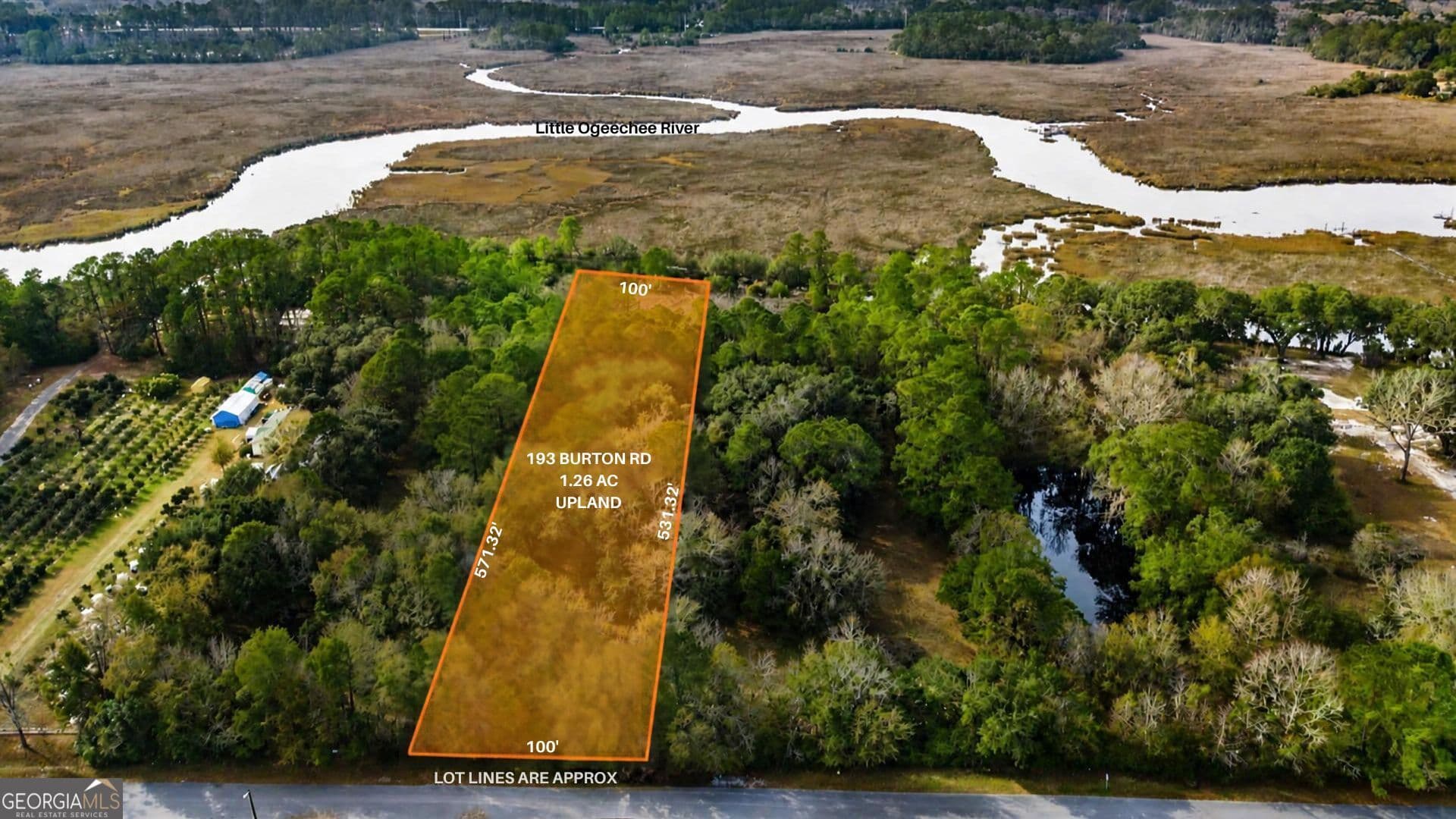 residential lot for sale at 193 Burton Road, Savannah, GA 31405 — photo 1 of 32