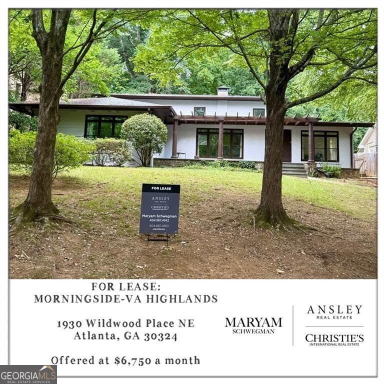 5 bedroom, 4 bathroom, 3,762 sq ft single family residence for rent at 1930 Wildwood Place, Atlanta, GA 30324 for $6,500 a month — photo 1 of 1