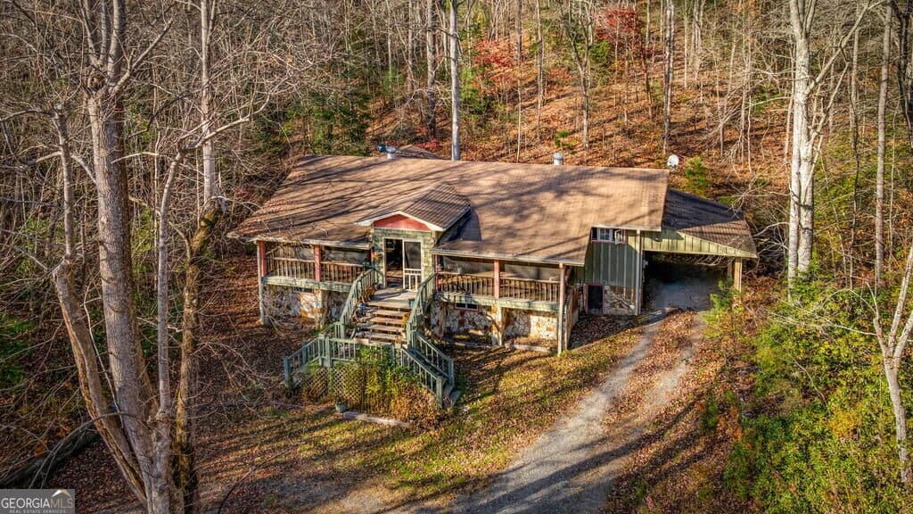 2 bedroom, 2 bathroom, 1,320 sq ft cabin,single family residence for sale at 1.5 ACRE Bullen Gap Road, Blue Ridge, GA 30513 — photo 1 of 63
