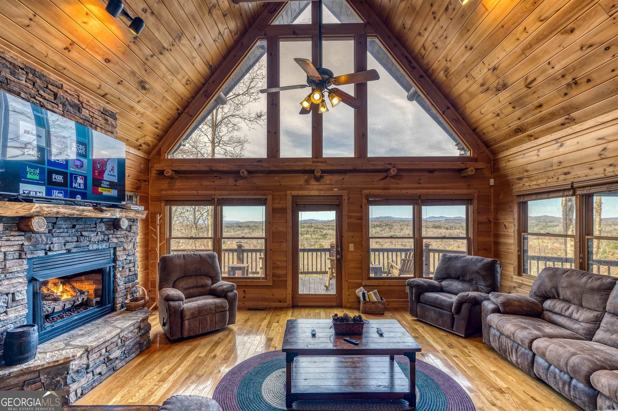 3 bedroom, 3 bathroom, 2,670 sq ft cabin,single family residence for sale at 410 Hemptown Heights Drive, Morganton, GA 30560 — photo 2