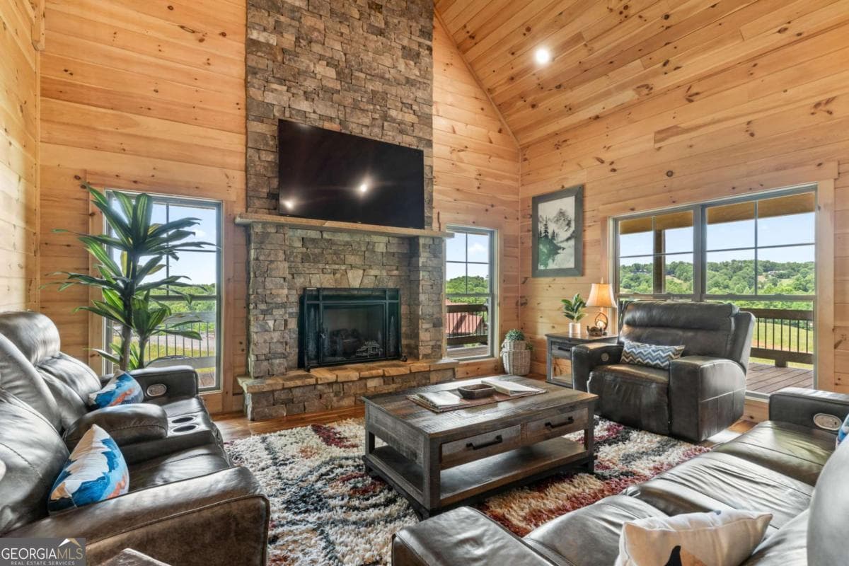 4 bedroom, 3.5 bathroom, 3,270 sq ft cabin,single family residence for sale at 167 Big Valley Overlook, Morganton, GA 30560 — photo 4
