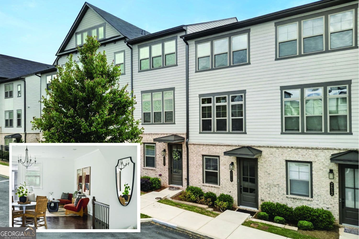 2 bedroom, 3.5 bathroom, 1,645 sq ft townhouse sold at 2616 Caruso Way, Atlanta, GA 30339