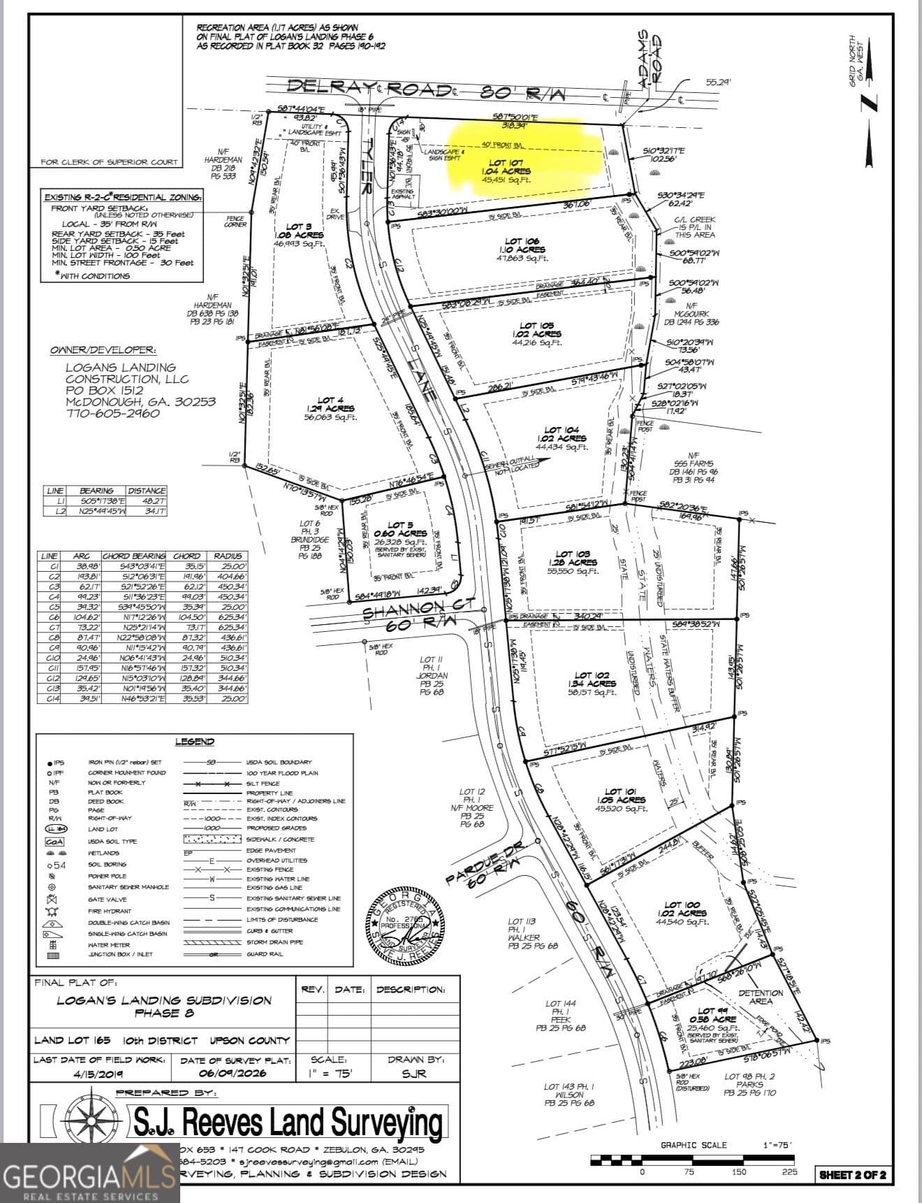 unimproved land for sale at 0 LOT 107 Tyler Lane, Thomaston, GA 30286 — photo 1 of 1