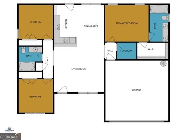 3 bedroom, 2 bathroom, 1,317 sq ft single family residence for sale at 112 Landmark Circle LOT 51, Statesboro, GA 30458 — photo 3