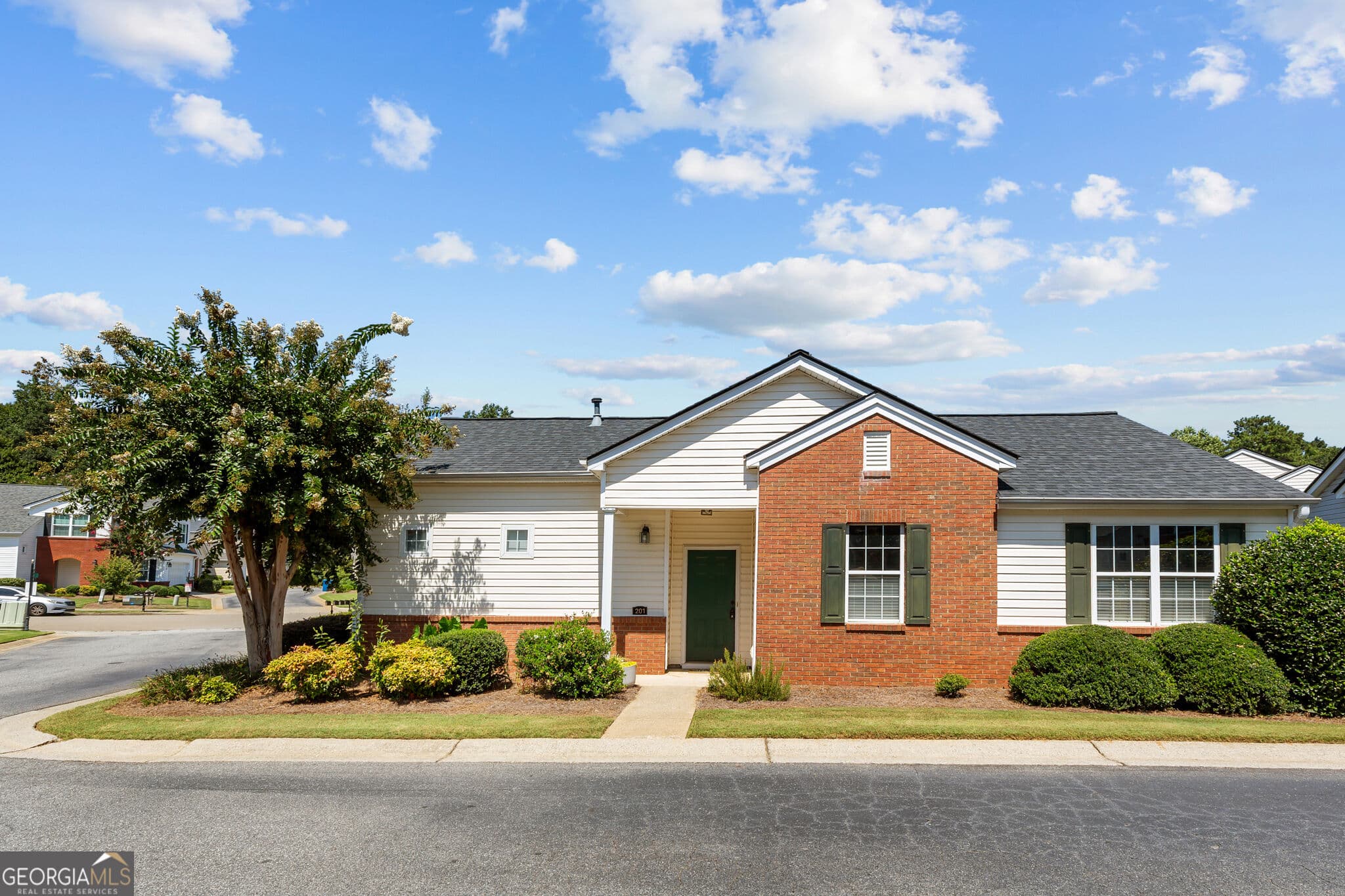 2 bedroom, 2 bathroom, 1,121 sq ft single family residence for sale at 201 Harmony Court, Milton, GA 30004