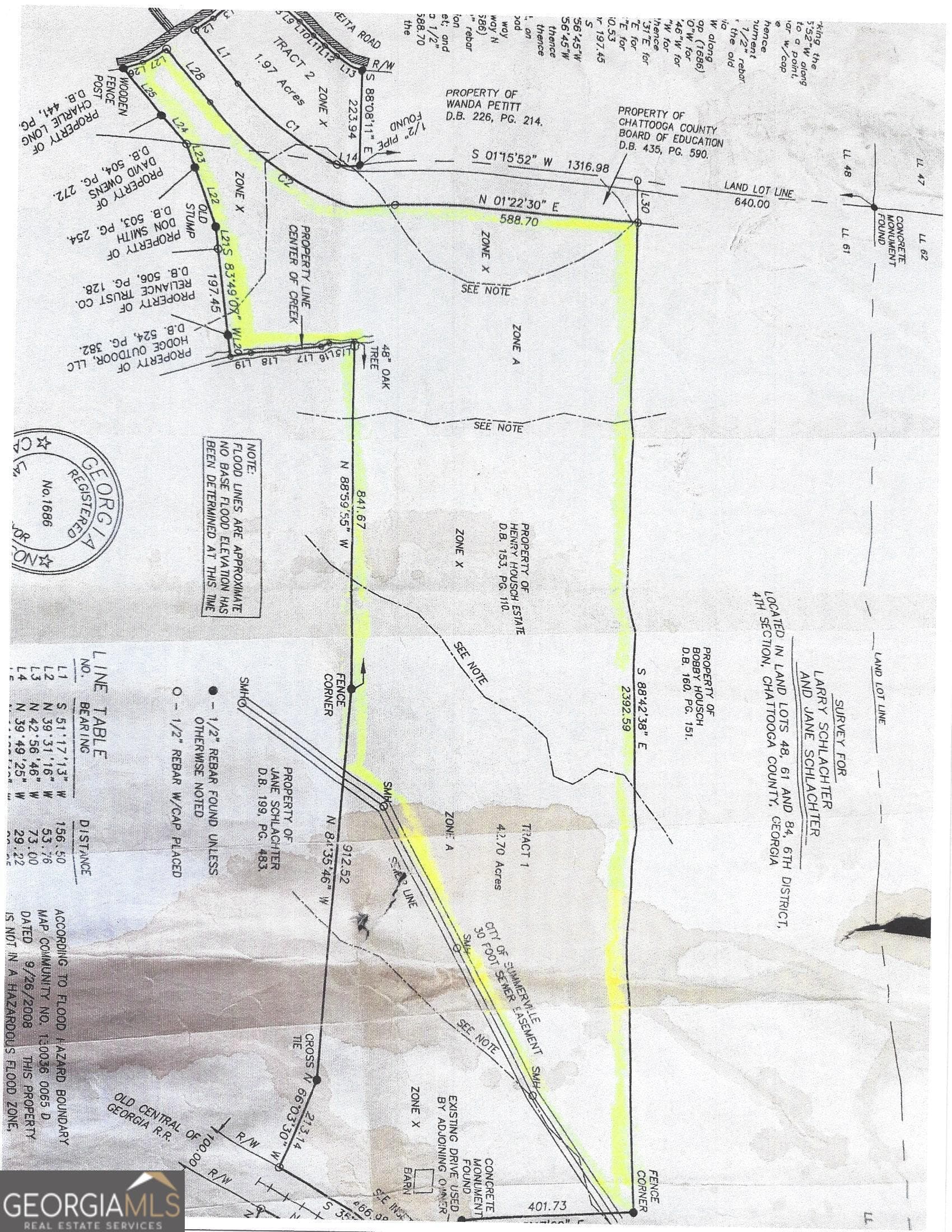unimproved land for sale at 0 Lake Wanda Rita, Summerville, GA 30747 — photo 2