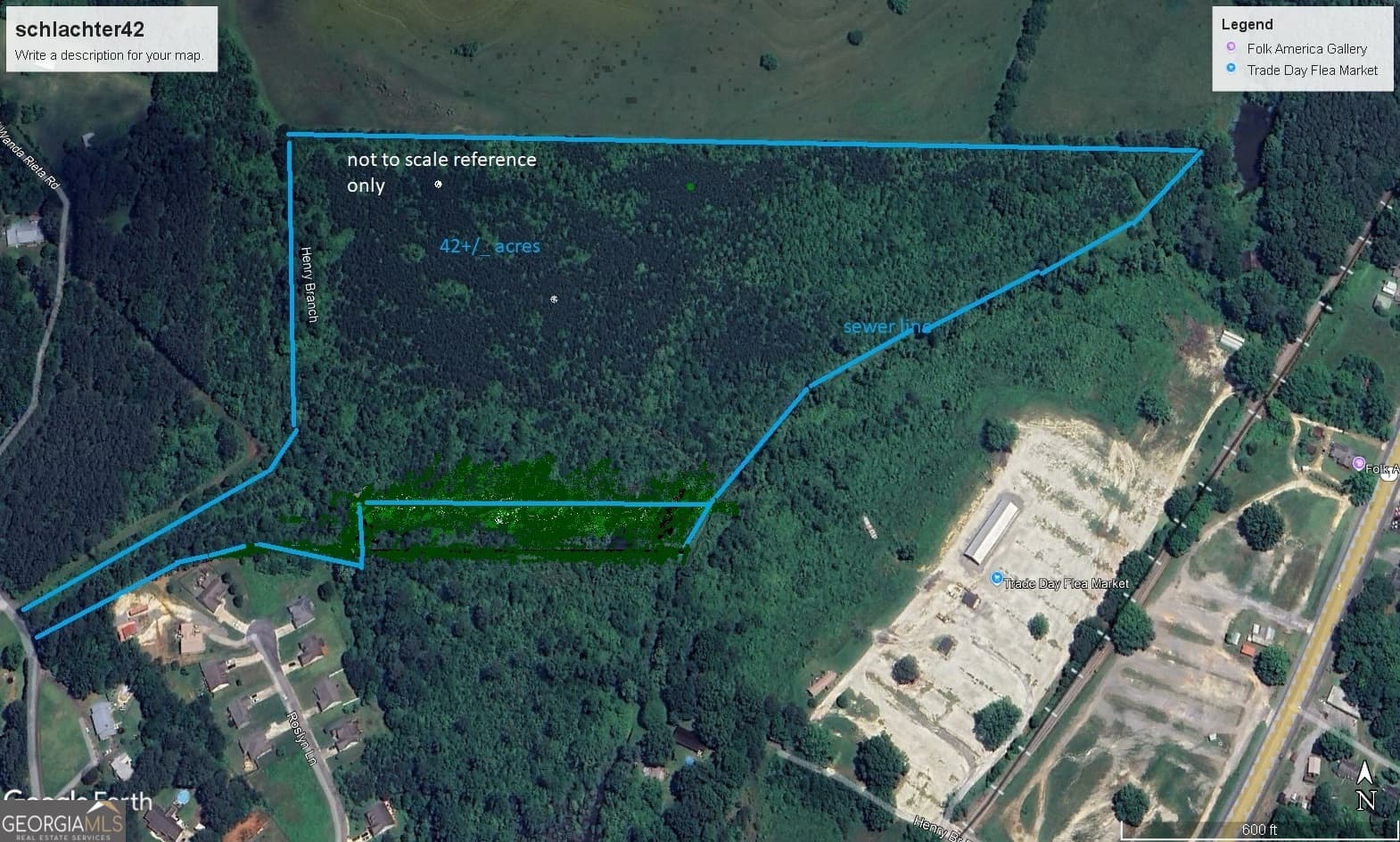 unimproved land for sale at 0 Lake Wanda Rita, Summerville, GA 30747 — photo 3