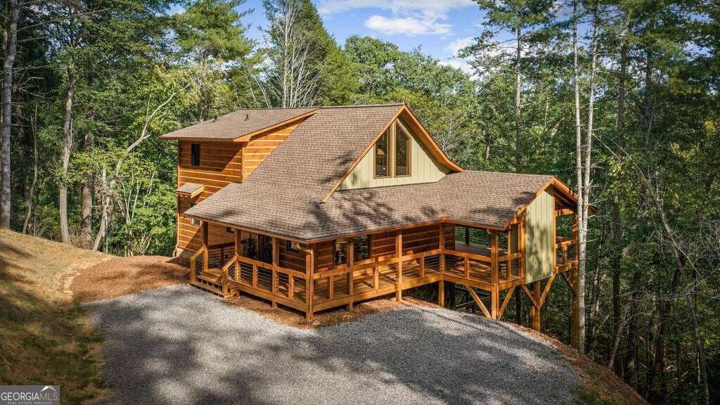 3 bedroom, 3 bathroom, 2,188 sq ft cabin,single family residence for sale at 66 Woodland Trail, Epworth, GA 30541 — photo 4