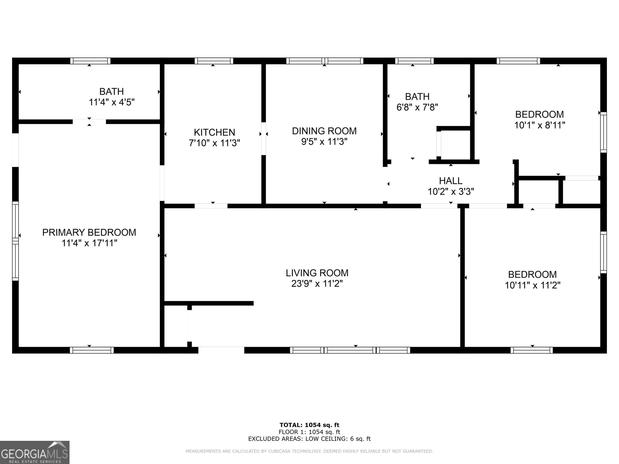 3 bedroom, 2 bathroom, 1,176 sq ft single family residence for rent at 4522 Ridge Drive, Forest Park, GA 30297 for $1,350 a month — photo 5
