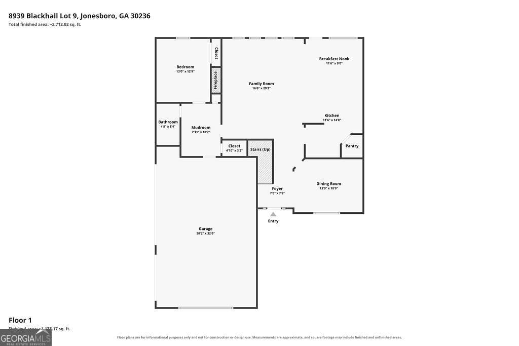 5 bedroom, 3 bathroom, 2,842 sq ft single family residence for sale at 8939 Blackhall Road 9, Jonesboro, GA 30236 — photo 7