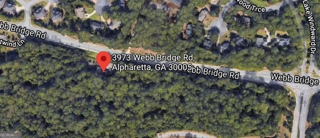unimproved land for sale at 3973 Webb Bridge Road, Alpharetta, GA 30005 — photo 1 of 3