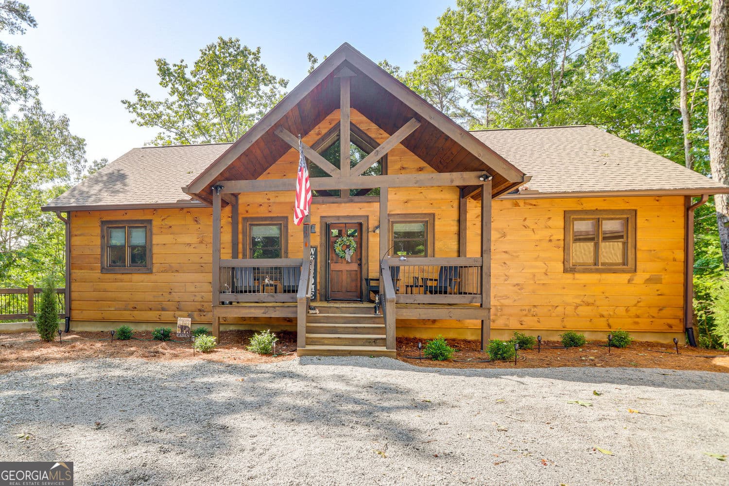 3 bedroom, 3 bathroom, 3,348 sq ft cabin,single family residence for sale at 313 Muffle Court, Ellijay, GA 30540