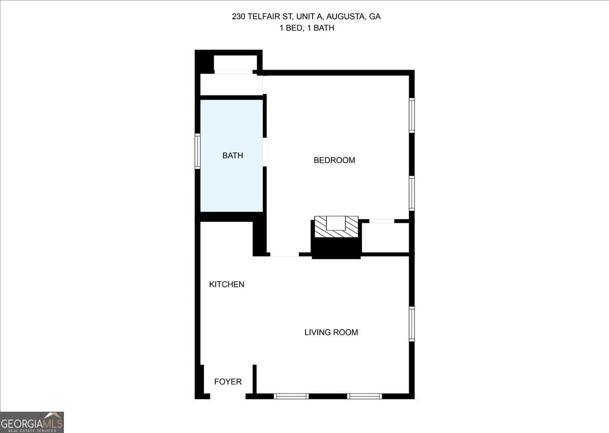 1 bedroom, 1 bathroom, 750 sq ft duplex for rent at 230 Telfair Street A, Augusta, GA 30901 for $920 a month — photo 9