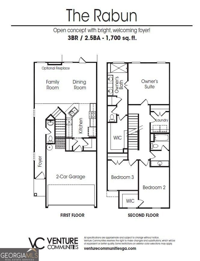 3 bedroom, 2.5 bathroom, 1,700 sq ft townhouse for sale at 2663 High View Court, Decatur, GA 30035 — photo 2