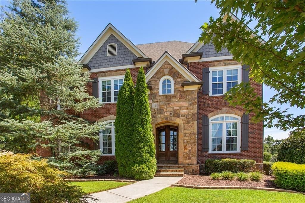6 bedroom, 6.5 bathroom, 6,197 sq ft single family residence for sale at 4130 Cougar Point, Marietta, GA 30066 — photo 1 of 81