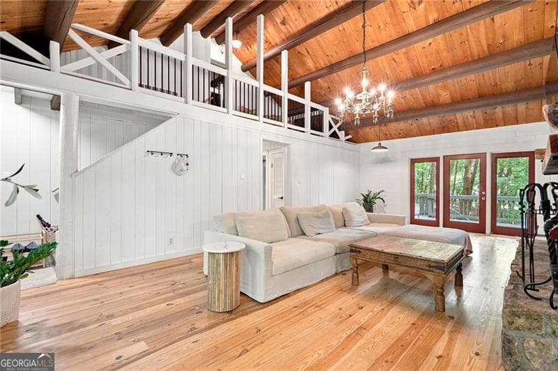 4 bedroom, 2 bathroom, 2,726 sq ft cabin,single family residence for sale at 884 Quail Cove Drive, Big Canoe, GA 30143 — photo 5