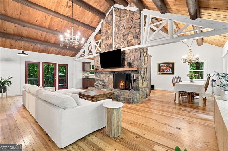 4 bedroom, 2 bathroom, 2,726 sq ft cabin,single family residence for sale at 884 Quail Cove Drive, Big Canoe, GA 30143 — photo 4