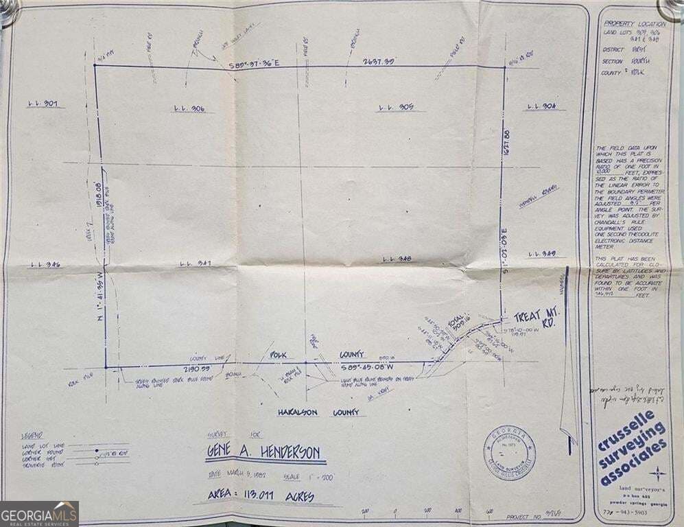 unimproved land for sale at 0 Treat Mountain Road, Cedartown, GA 30125 — photo 7