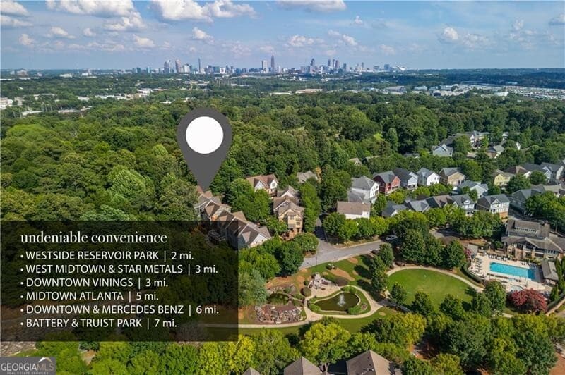 3 bedroom, 3.5 bathroom, 2,364 sq ft townhouse for sale at 1513 Whitehead Bluff, Atlanta, GA 30318 — photo 3