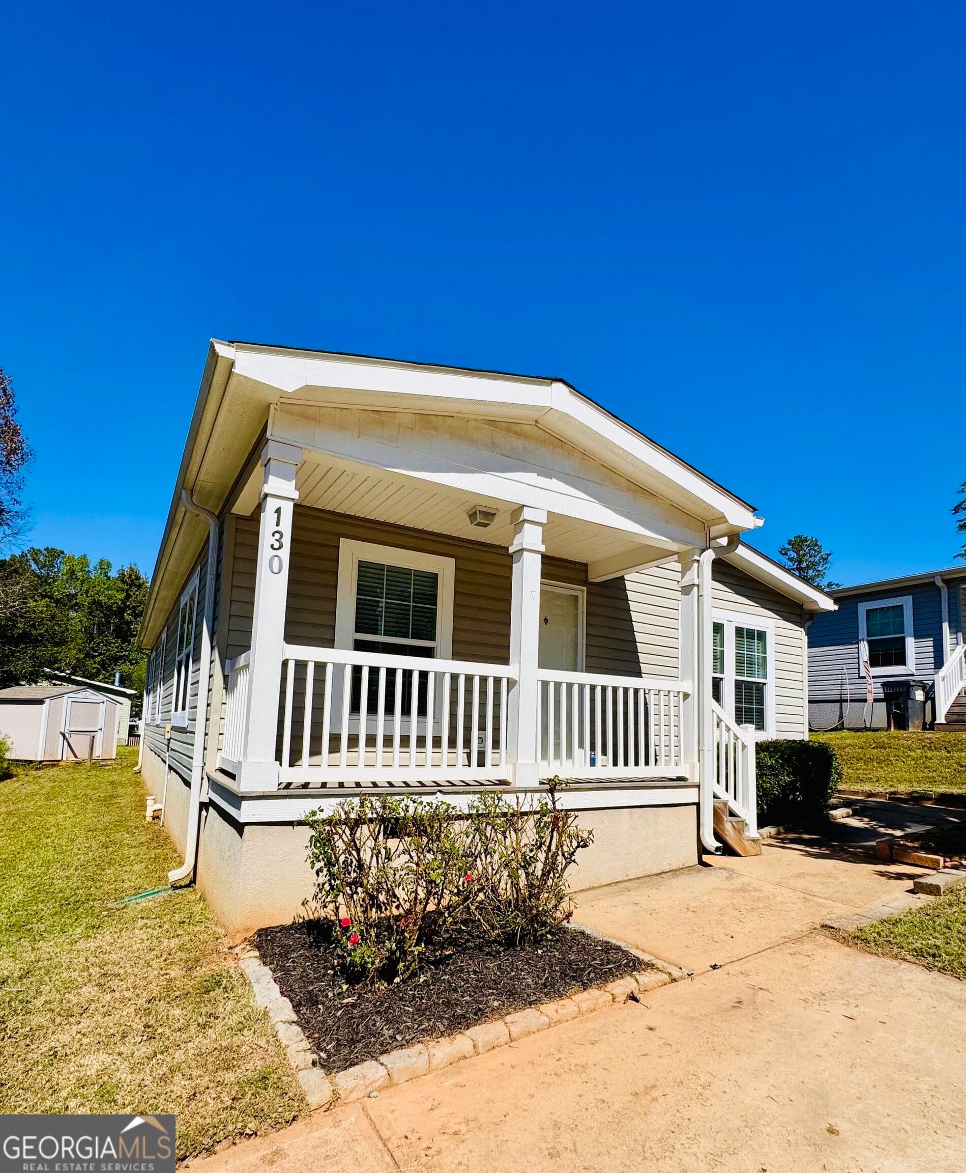 2 bedroom, 2 bathroom, 1,215 sq ft manufactured home,single family residence for sale at 130 Bob White Lane, Newnan, GA 30263